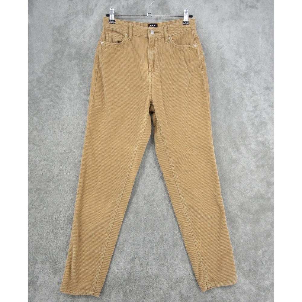 BDG Pants Womens Size 26 Mom High Rise Corduroy Tapered Leg Pockets Skater Tan